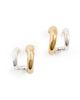 Madewell Madewell Sculpted Illusion Earrings Mixed Metal One - 1