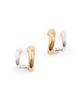 Madewell Madewell Sculpted Illusion Earrings Mixed Metal One - 5