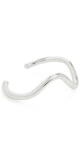 Madewell Madewell Sculptural Wiggle Cuff Warm Silver One