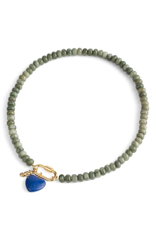 Madewell Madewell Semiprecious Bead Carabiner Charm Necklace