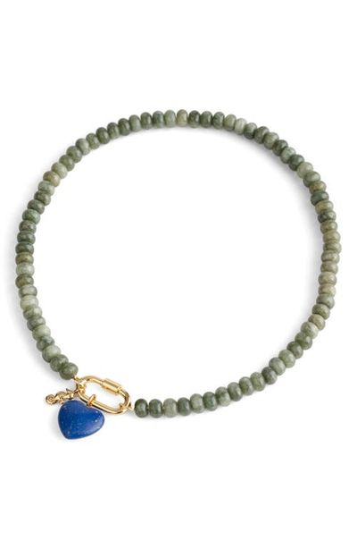 Madewell Madewell Semiprecious Bead Carabiner Charm Necklace