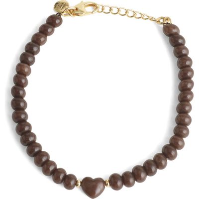 Madewell Madewell Semiprecious Heart Beaded Charm Bracelet