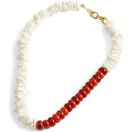 Madewell Madewell Semiprecious Puka Shell Beaded Choker Necklace