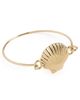 Madewell Madewell Shell Skinny Bangle Antique Gold One - 1