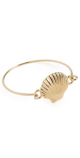 Madewell Madewell Shell Skinny Bangle Antique Gold One