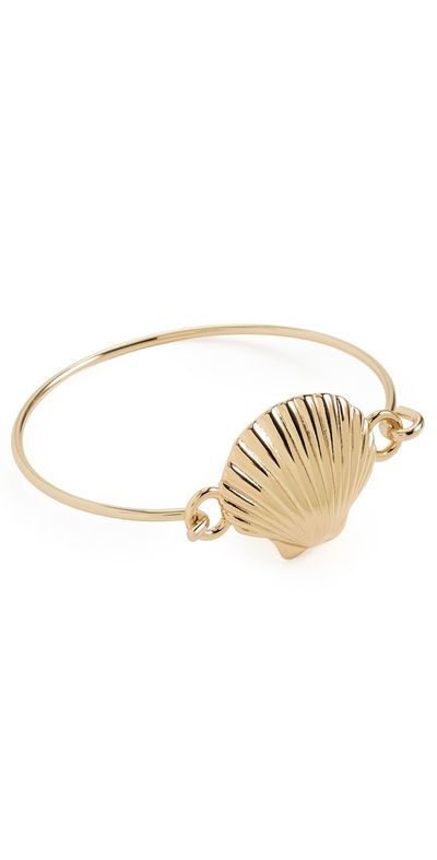 Madewell Madewell Shell Skinny Bangle Antique Gold One