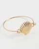 Madewell Madewell Shell Skinny Bangle Antique Gold One - 2