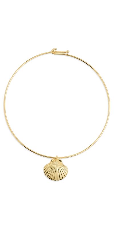 Madewell Madewell Shell Wire Collar Necklace Antique Gold One