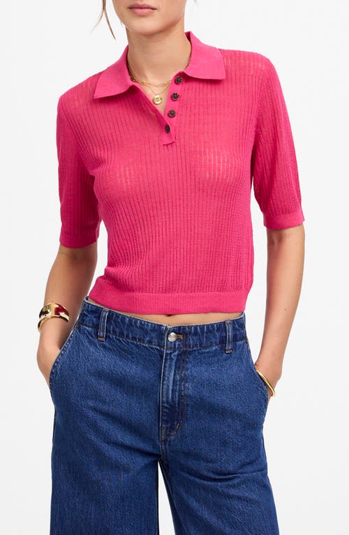 Madewell Madewell Short Sleeve Polo Sweater