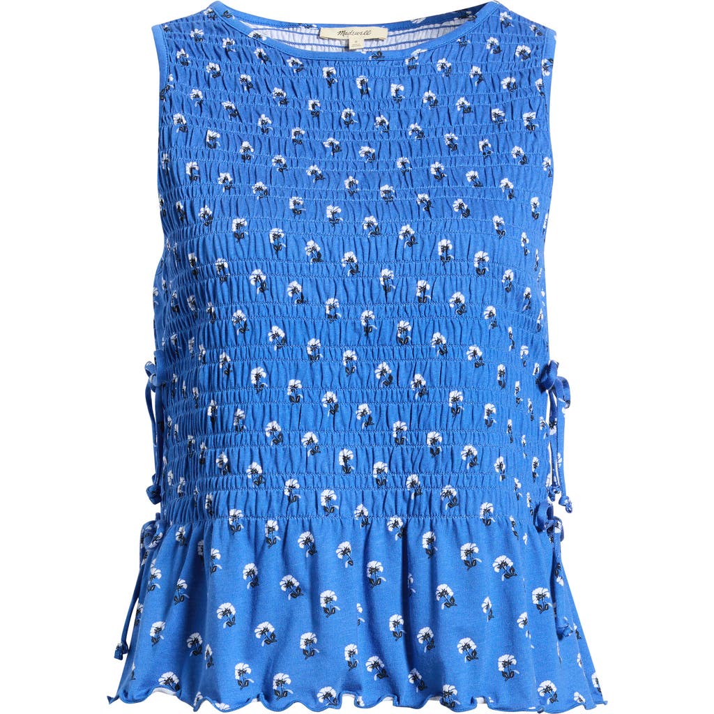 Madewell Madewell Side Tie Smocked Tank