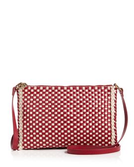 Madewell Madewell Signature Woven Leather Pouch Crossbody Bag