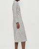 Madewell Madewell Smocked Midi Shirt Dress White Black Stripe - 4