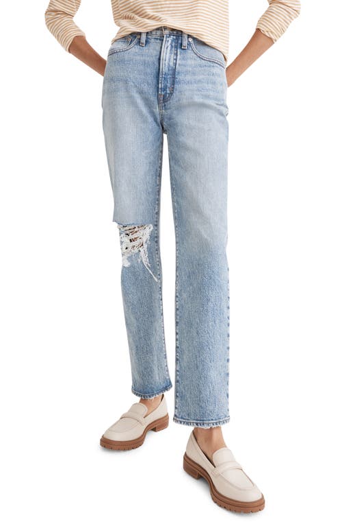 Madewell Madewell Straight Leg Stretch Cotton Jeans