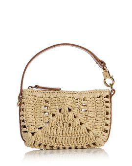 Madewell Madewell Straw Crochet Clip Strap Pouch