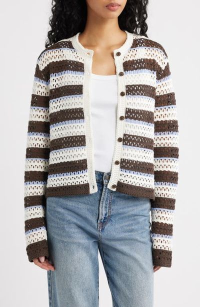 Madewell Madewell Stripe Pointelle Cardigan
