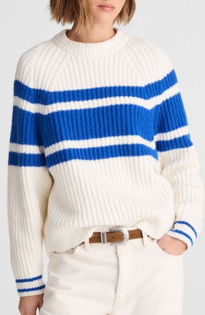 Madewell Madewell Stripe Raglan Sleeve Sweater
