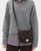 Madewell Madewell Suede Dakota Saddle Crossbody Dark Carob One - 3