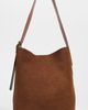 Madewell Madewell Suede Essentials Bucket Tote Soft Mahogany One - 2