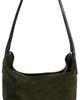 Madewell Madewell Suede Port Lid Shoulder Bag Dried Olive Multi One - 1