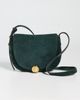 Madewell Madewell Suede Small Dakota Saddle Crossbody Bag Midnight Forest One - 2