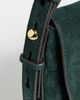 Madewell Madewell Suede Small Dakota Saddle Crossbody Bag Midnight Forest One - 5