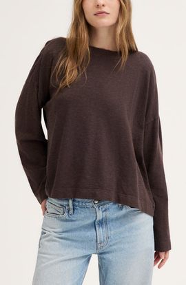 Madewell Madewell Sunday Slub Easy Crewneck Long Sleeve T-Shirt