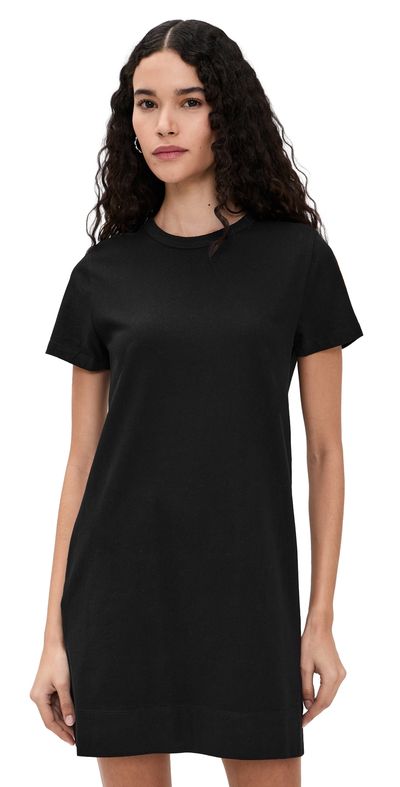 Madewell Madewell T-Shirt Mini Dress Jet Black