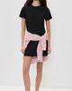 Madewell Madewell T-Shirt Mini Dress Jet Black - 5