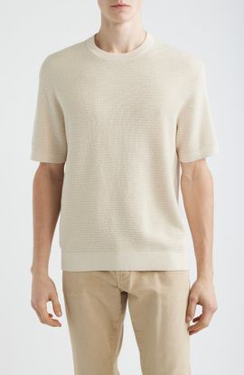 Madewell Madewell Textured Cotton T-Shirt