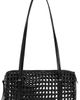 Madewell Madewell The Brioche Mini Shoulder Bag In Open Leather True Black One - 1