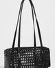 Madewell Madewell The Brioche Mini Shoulder Bag In Open Leather True Black One - 4