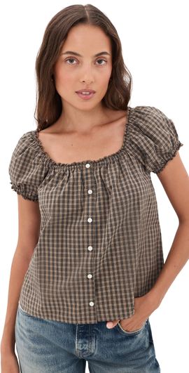 Madewell Madewell The Chateau Top Danny Check Fall Timber