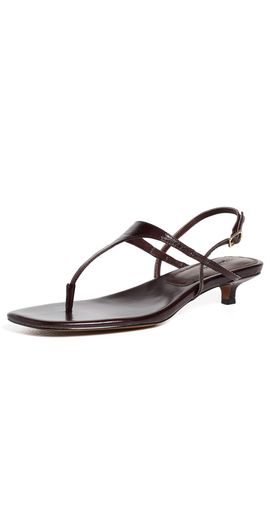 Madewell Madewell The Chiara Kitten Heel Slingback Sandals Espresso Bean