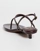 Madewell Madewell The Chiara Kitten Heel Slingback Sandals Espresso Bean - 4
