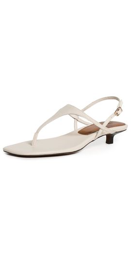 Madewell Madewell The Chiara Kitten Heel Slingback Sandals Vintage Muslin