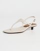 Madewell Madewell The Chiara Kitten Heel Slingback Sandals Vintage Muslin - 2