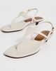 Madewell Madewell The Chiara Kitten Heel Slingback Sandals Vintage Muslin - 5