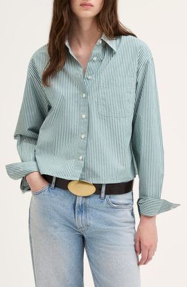 Madewell Madewell The Cropped Easy Shirt
