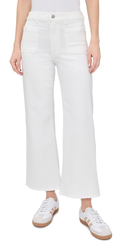 Madewell Madewell The Emmy Petite Wide Leg Jeans Tile White