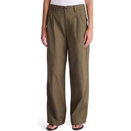 Madewell Madewell The Everyday Pleated Cotton Poplin Trousers