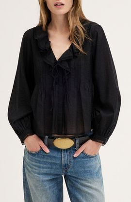 Madewell Madewell The Georgina Long Sleeve Voile Top