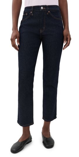 Madewell Madewell The Jules Slim Straight Jeans In Rinse Wash Rinse Wash