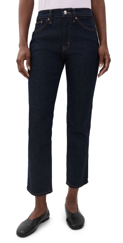 Madewell Madewell The Jules Slim Straight Jeans In Rinse Wash Rinse Wash