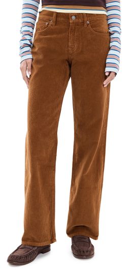 Madewell Madewell The Low-Rise Loose Corduroy Pants Acorn