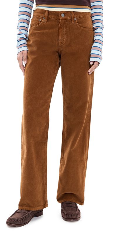 Madewell Madewell The Low-Rise Loose Corduroy Pants Acorn