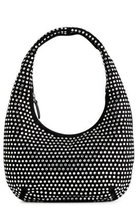 Madewell Madewell The Medium Crystal Embellished Oiled Suede Top Handle Bag