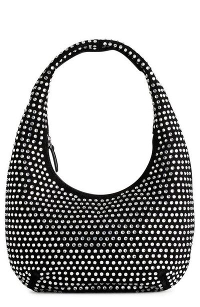 Madewell Madewell The Medium Crystal Embellished Oiled Suede Top Handle Bag