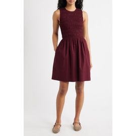 Madewell Madewell The Melody Smocked Cotton Minidress