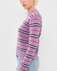 Madewell Madewell The Mila Crewneck In Soft Wool Antique Mauve Multi Stripe - 4