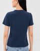 Madewell Madewell The Perfect Crewneck Tee in Allday Jersey Deep Indigo - 3